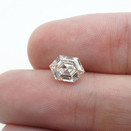 2.01ct Hexagon Stepcut Cut C1 VS1