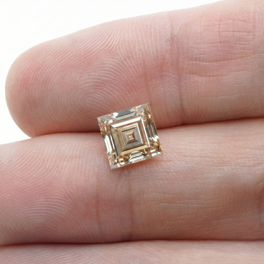 3.11ct Square Stepcut (Carré) Cut C2 VS1