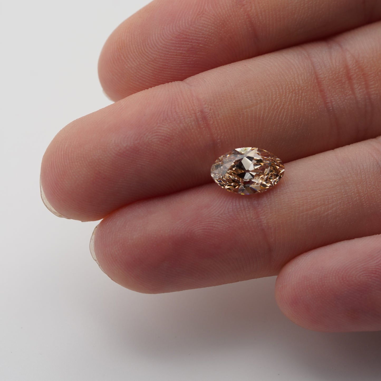 2.42ct Moval Old Mine Cut VS1 C3