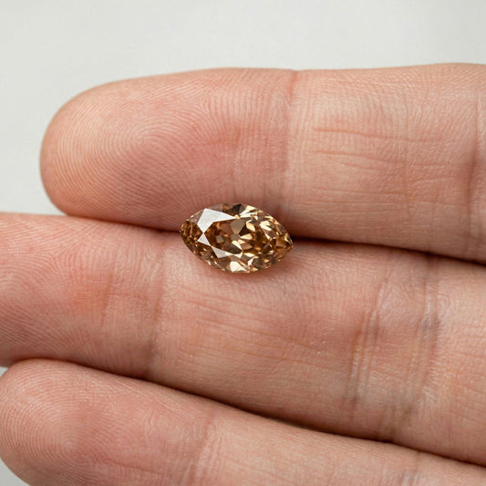 2.07ct Moval Old Mine Cut VVS2 C4