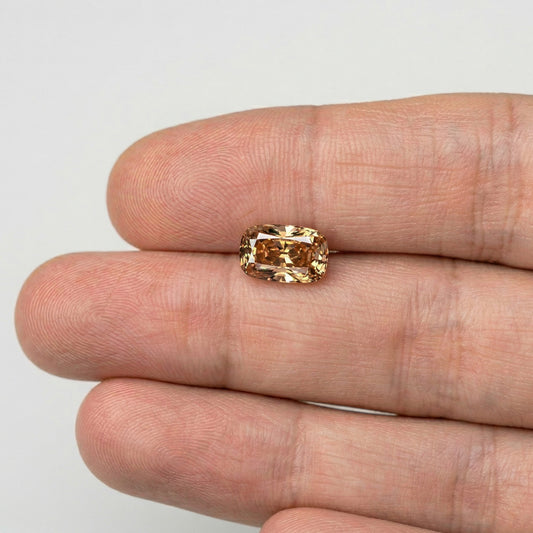 2.21ct Cushion Elongated Old Mine Cut VS1 C4