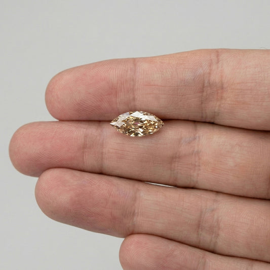 2.55ct Marquise Old Mine Cut VVS2 C1