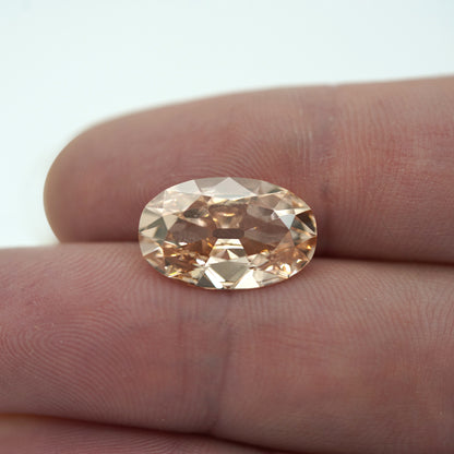 5.46ct Oval Old Mine Cut VVS2 C4/Fancy Brown