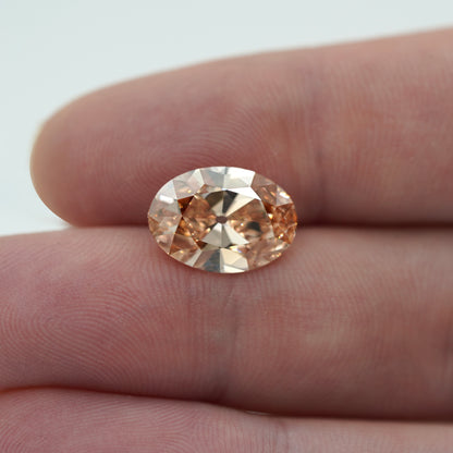 5.13ct Oval Modified Brilliant Cut VVS2 C4/Fancy Brown