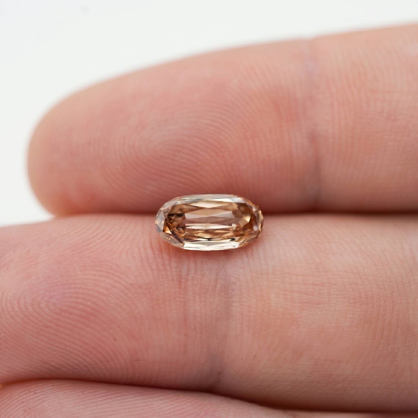 1.25ct Cushion Stepcut Cut VS1 C4 Peachy