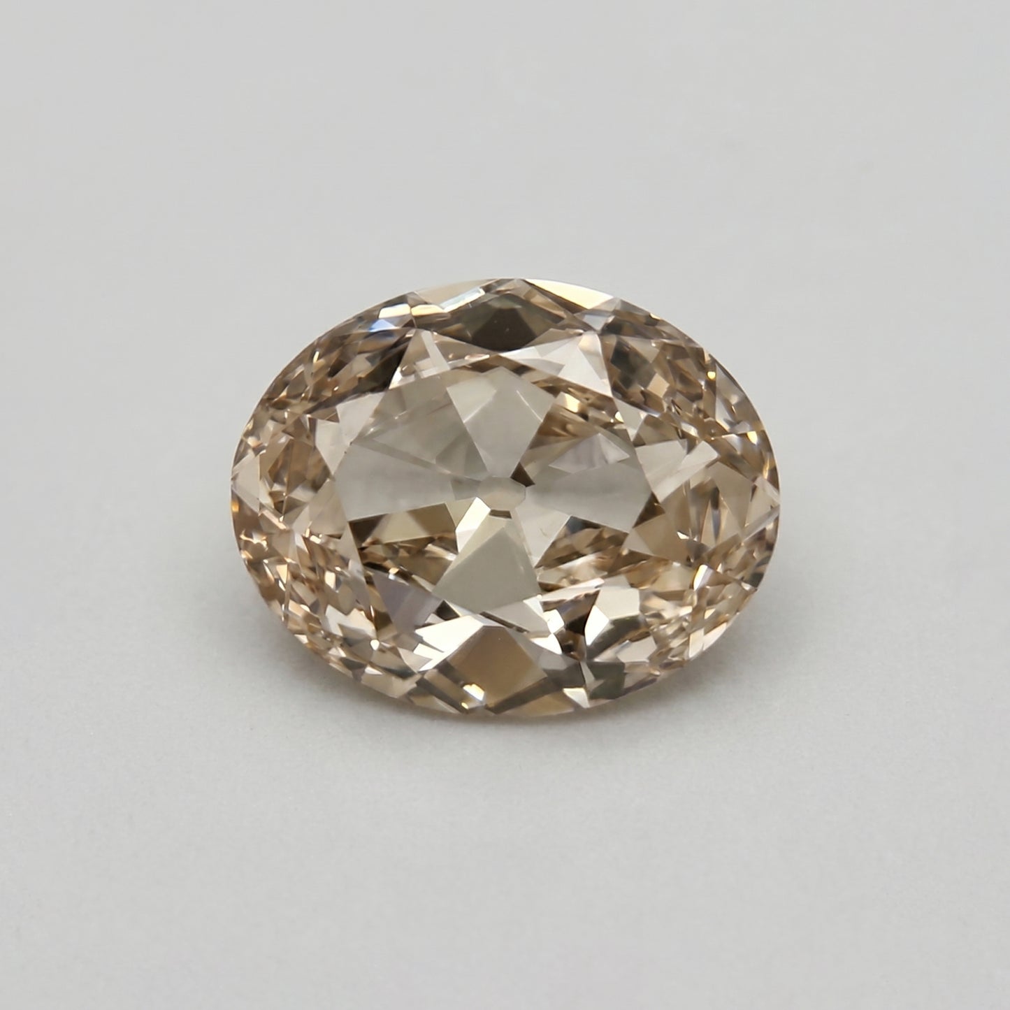 3.45ct Oval Old Mine Cut VS C2