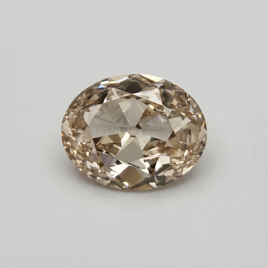 3.45ct Oval Old Mine Cut VS C2