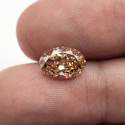 3.45ct Oval Old Mine Cut VS C2