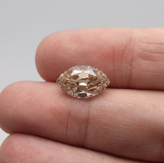 2.76ct Marquise Old Mine Cut VS2 C2