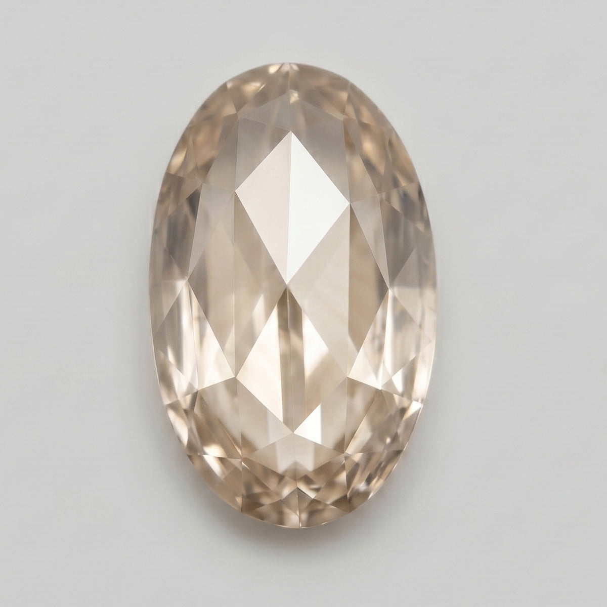 2.22ct Oval Rosecut Cut C3 VS