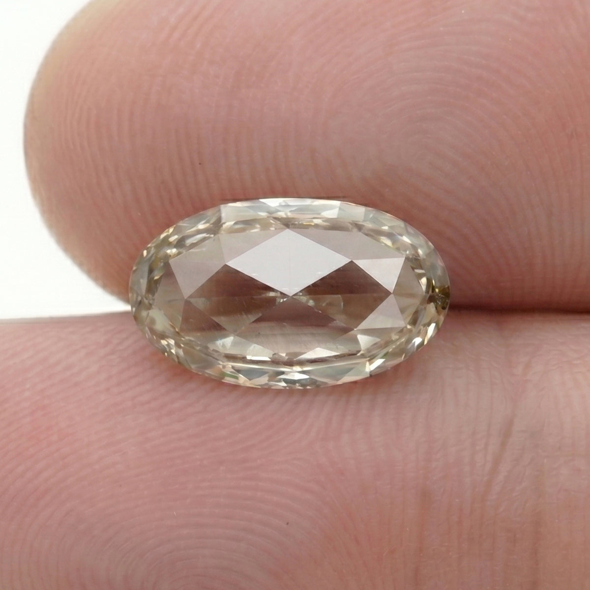 2.22ct Oval Rosecut Cut C3 VS