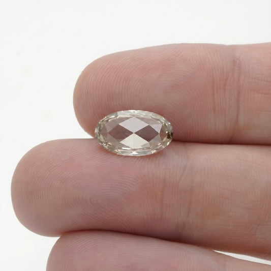 2.22ct Oval Rosecut Cut C3 VS