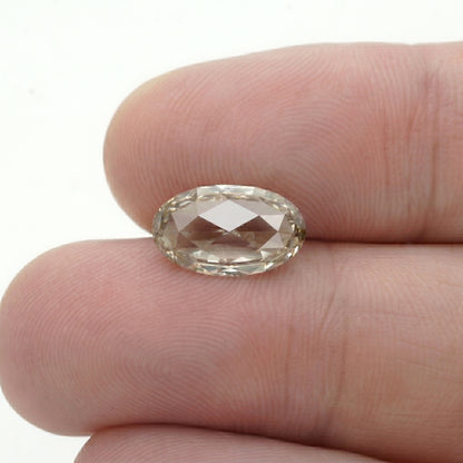 2.22ct Oval Rosecut Cut C3 VS