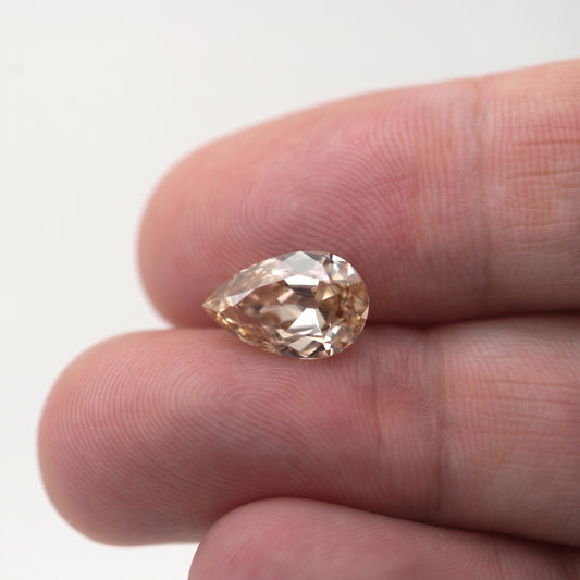 2.79ct Pear Old Mine Cut VS1 C3