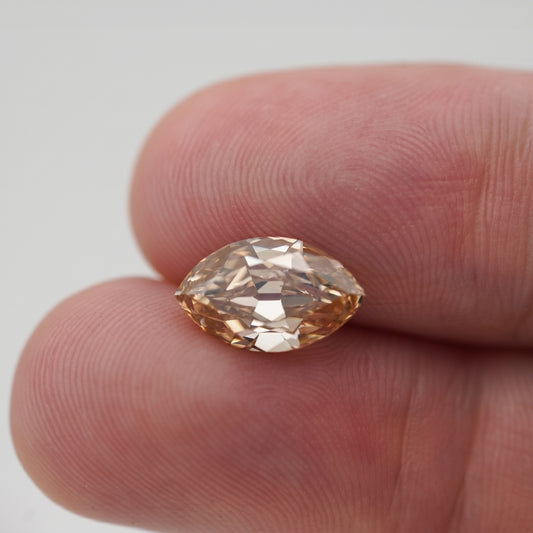2.95ct Marquise Old Mine Cut VS1 C3