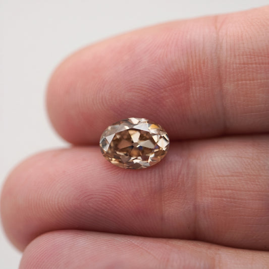 2.67ct Oval Old Mine Cut VS2 C3