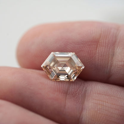 3.13ct Hexagon Stepcut Cut VS C2