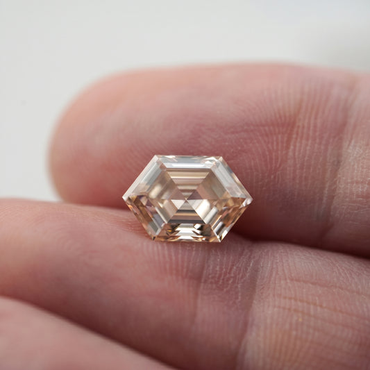 3.13ct Hexagon Stepcut Cut VS C2