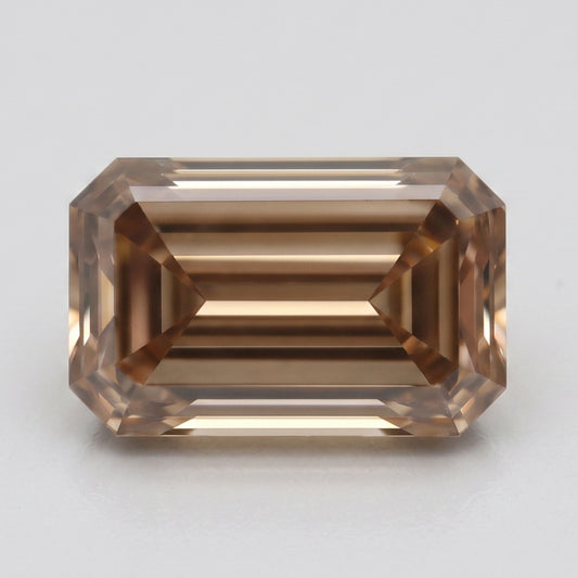 4.02ct Emerald Stepcut Cut C4 (Fancy Brown)