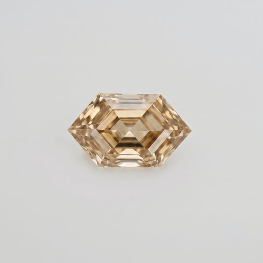 2.77ct Hexagon Stepcut Cut C2 VS1
