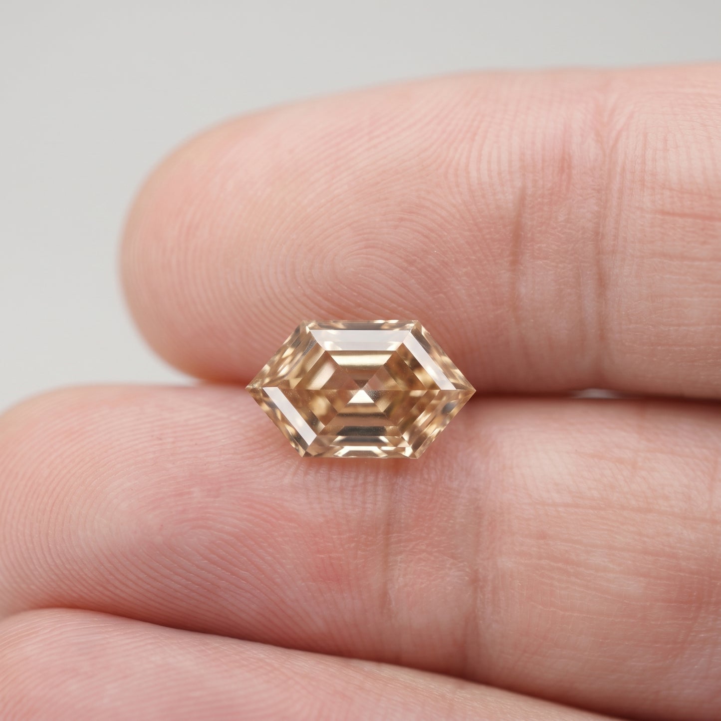 2.77ct Hexagon Stepcut Cut C2 VS1