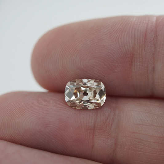 1.81ct Cushion Long Old Mine Cut C2 VS1