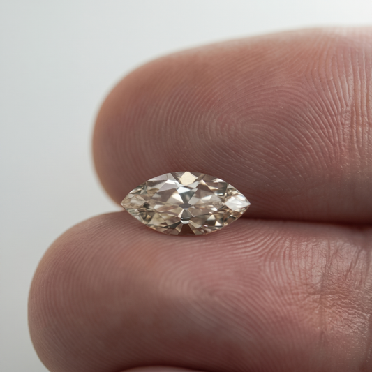 1.53ct Marquise Old Mine Cut C2 VS1