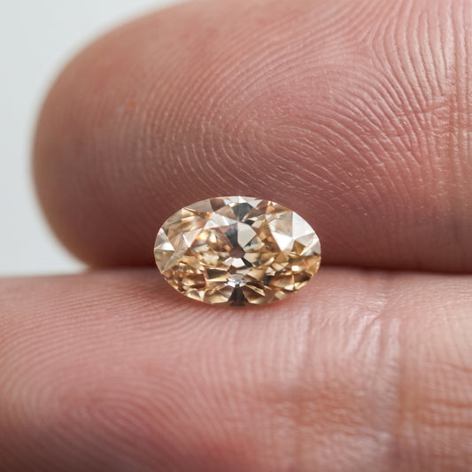 1.33ct Oval Old Mine Cut C2 VS1