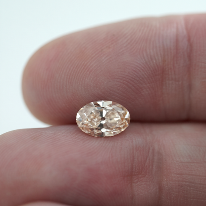 1.34ct Oval Old Mine Cut C2 VS1