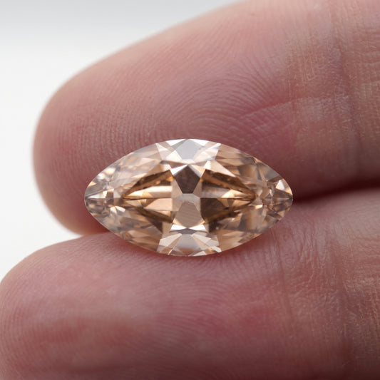 3.54ct Marquise Old Mine Cut C5 (Rosy) VS1