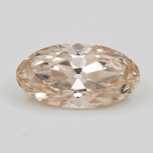 2.23ct Moval Old Mine Cut C3 VS1