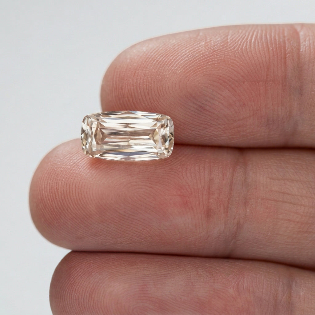 3.65ct Cushion Long Stepcut Cut C2 VS1