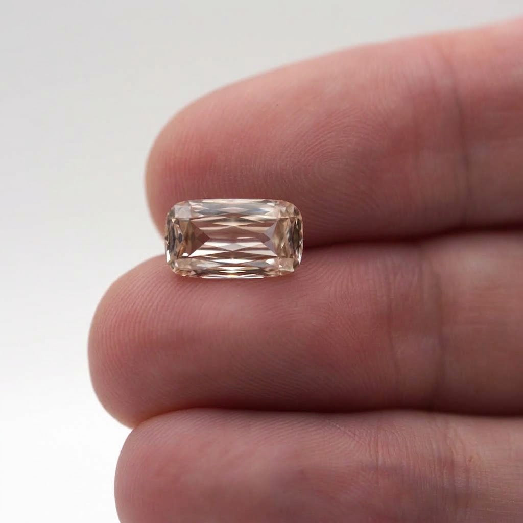 3.66ct Cushion Long Stepcut Cut C2 VS1