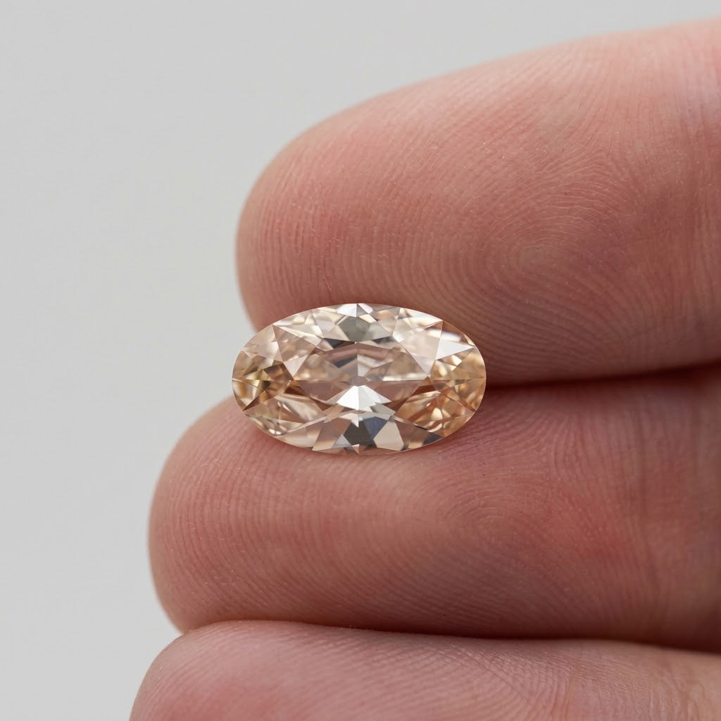 2.97ct Oval Old Mine C1 VS1