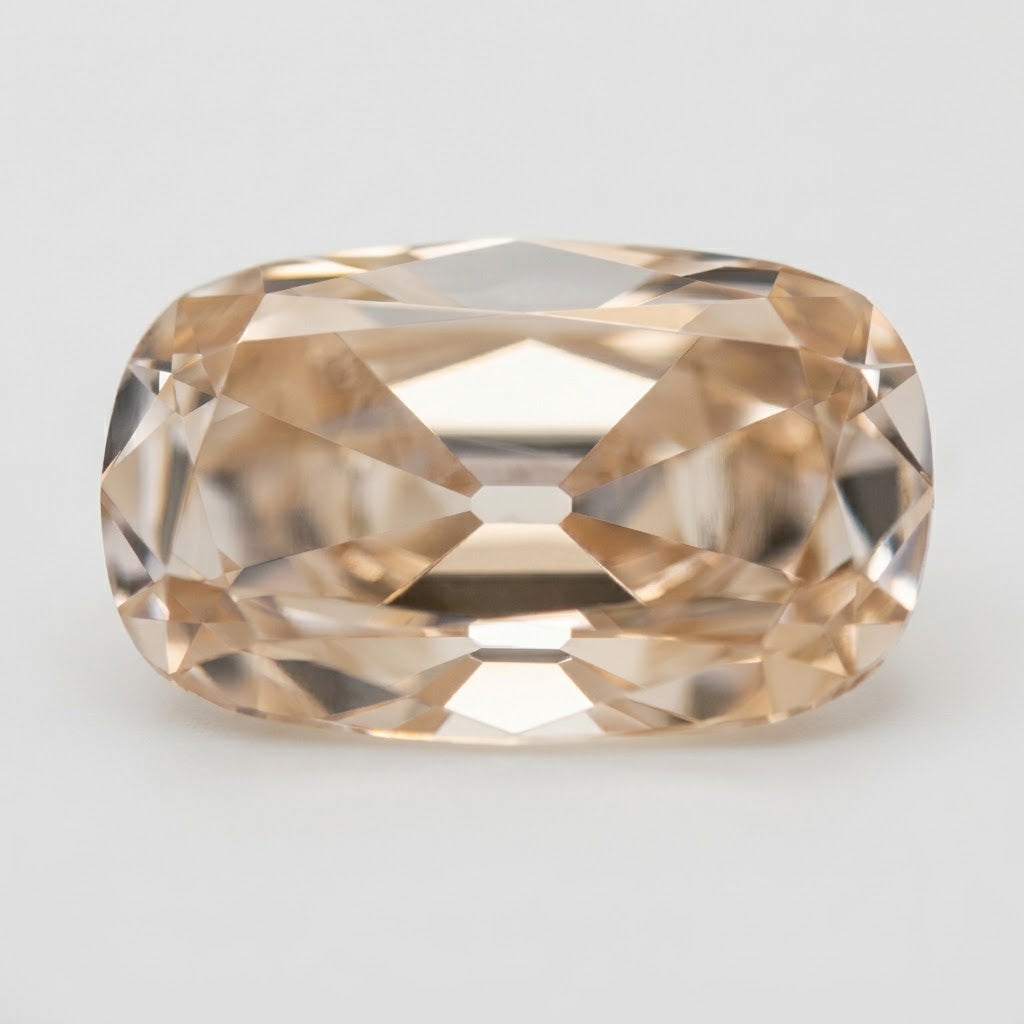 1.96ct Cushion Long Old Mine Cut C2 VS1