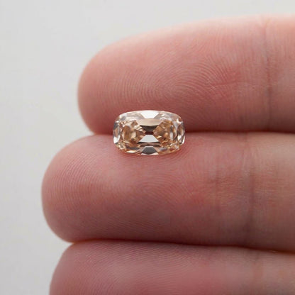 1.96ct Cushion Long Old Mine Cut C2 VS1