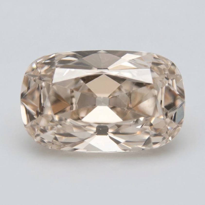 3.09ct Cushion Long Old Mine Cut C1 VS1