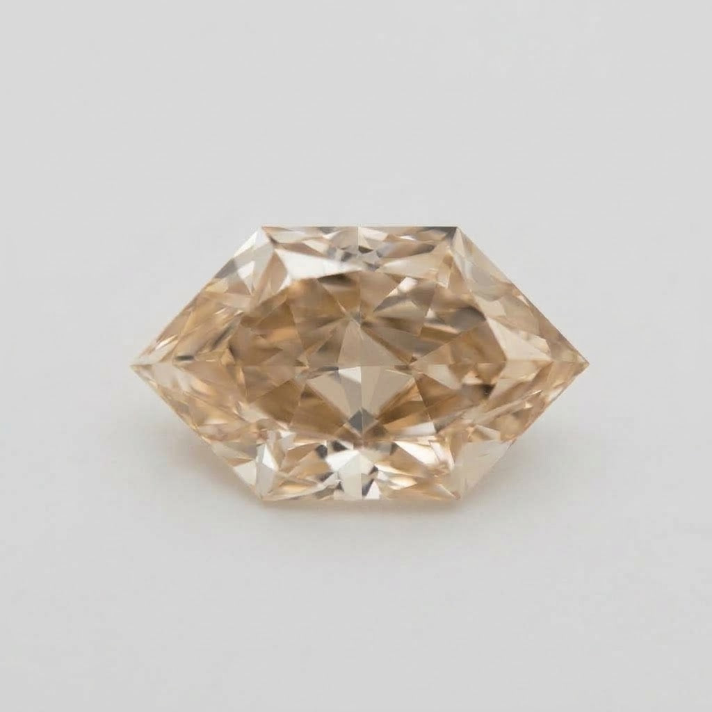 2.73ct Hexagon Long Brilliant Cut C2 VS1