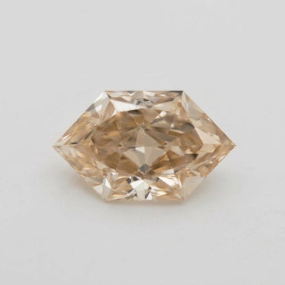 2.73ct Hexagon Long Brilliant Cut C2 VS1