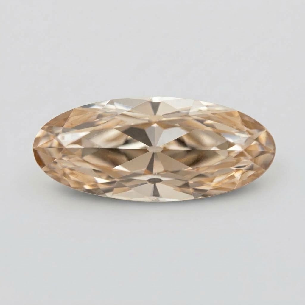 1.66ct Moval Old Mine Cut C2 VS1