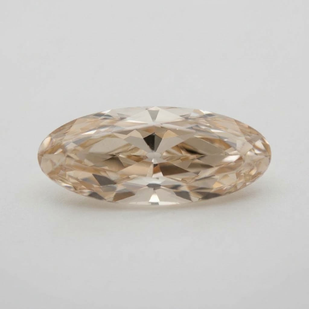 1.65ct Moval Old Mine Cut C2 VS1