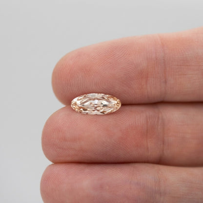 1.65ct Moval Old Mine Cut C2 VS1