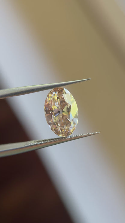 3.20ct Oval Old Mine Cut VS C3