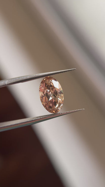 2.90ct Oval Old Mine Cut C4 VS1