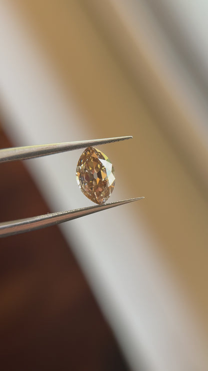 1.50ct Marquise Old Mine Cut C3 VS1