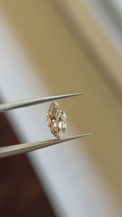 1.55ct Marquise Old Mine Cut VS C2
