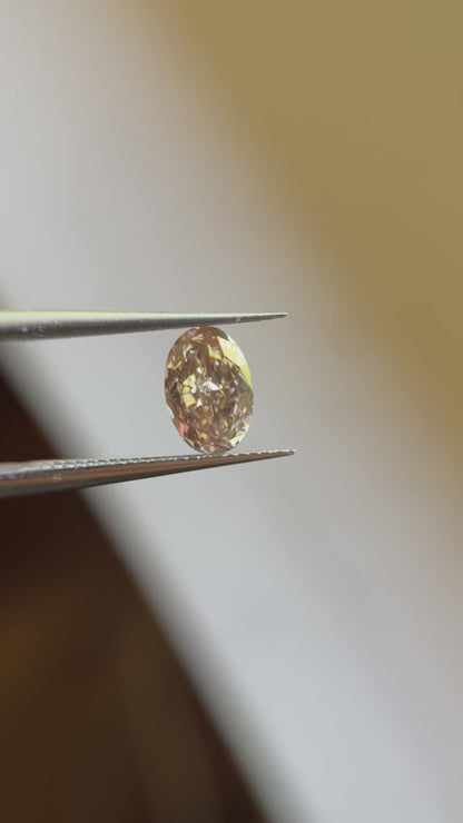 1.24ct Oval Brilliant Cut VS2 C3