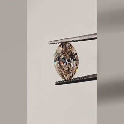 2.43ct Moval Old Mine Cut VS1 C3