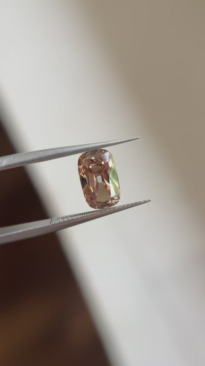 2.13ct Cushion Elongated Old Mine Cut VS1 C4