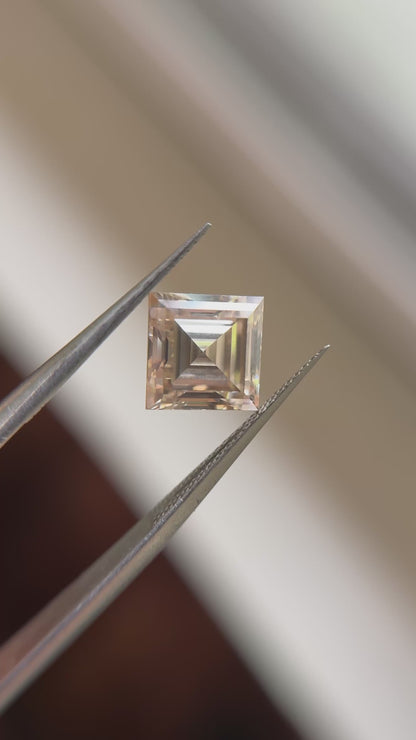 3.11ct Square Stepcut (Carré) Cut C2 VS1